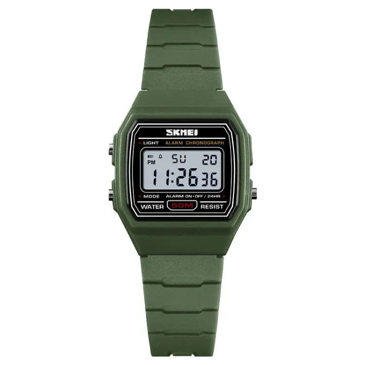 SKMEI 1460 Children Luminous Multifunctional Waterproof Thin Sports Watch