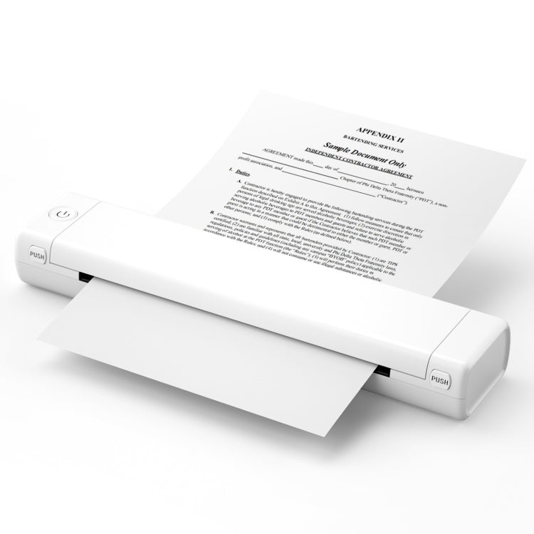 M08F Bluetooth Wireless Handheld Portable Thermal Printer, Black Green A4 Version, Black A4 Version, White A4 Version, White Orange A4 Version, Green A4 Version, Pink A4 Version, Gray A4 Version, Silver A4 Version, Black Green Letter Version           ...