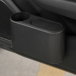 Car Seat Water Cup Holder Umbrella Storage Box Trash Can, Plastic, Black Leather, Brown Leather, Beige Leather