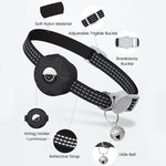 For AirTag 2nd Gen / AirTag 1st Gen Tracker Silicone Case Reflective Pet Cat Collar With Bell