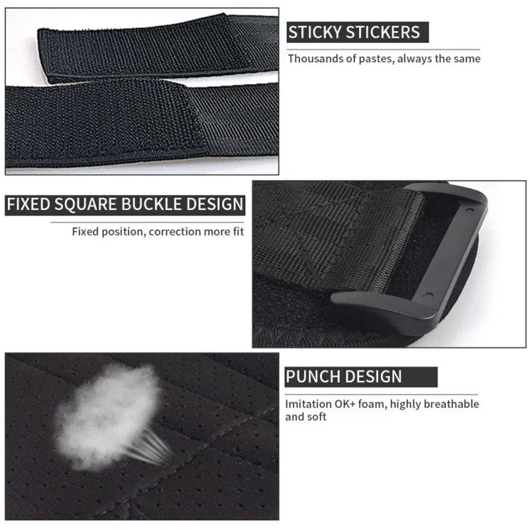 Adjustable Back Posture Corrector with Back Support Bar for Women and Men, MK-006