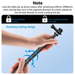 TELESIN 3M Carbon Fiber Selfie Stick Monopod  With 1/4 Screw For DJI, Insta360, GoPro and Other Action Cameras, 3m