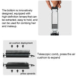 2 in 1 Massage Air Cushion Comb Mirror Integrated Comb Portable Folding Comb, Comb Mirror