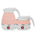 Portable Folding Silicone Electric Kettle for Household Travel, EU Plug 220V, US Plug 110V, UK Plug