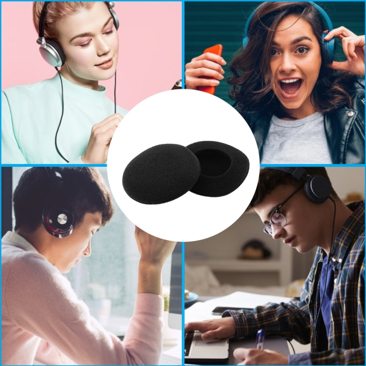 For Logitech H800 Headphone 2pcs Sponge Cover Ear Pads Earmuff, For Logitech H800