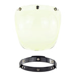 Motorcycle Helmet Three-Button Windproof Lens With Bracket