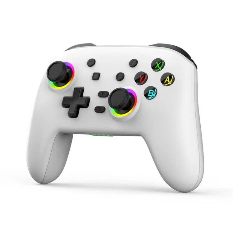 Wireless Bluetooth Somatosensory Vibration Gamepad for Nintendo Switch/Switch PRO, Black Gold, White Green, Black, White