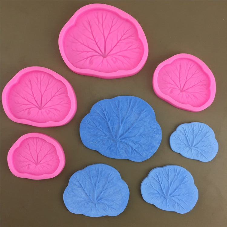 3pcs Lotus Leaf Silicone Epoxy Fondant Decoration Mold, Small, Medium, Large, Extra Large