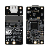 M.2 NVME Hard Disk Box Transfer Card RTL9210B Chip Type-C / USB-C USB3.1 Gen2 10Gbps