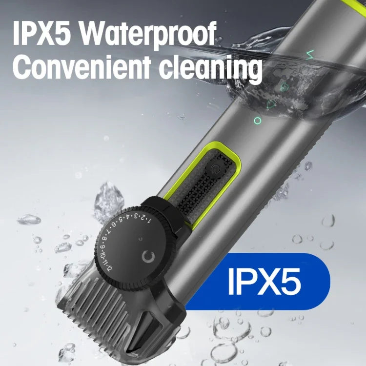 IPX5 Waterproof Men Multi-Functional Barber 4 In 1 Shaver Nose Hair Set USB Charging Push, 677 4 In 1