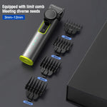IPX5 Waterproof Men Multi-Functional Barber 4 In 1 Shaver Nose Hair Set USB Charging Push, 677 4 In 1