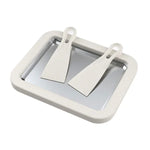 Mini Household Fried Yogurt Machine Children Homemade DIY Fried Ice Tray, Stainless Steel Green 26x21cm, Stainless Steel White 26x21cm, Stainless Steel Pink 22.5x17.5cm, Stainless Steel White 22.5x17.5cm, Aluminum Alloy White 22.5x17.5cm