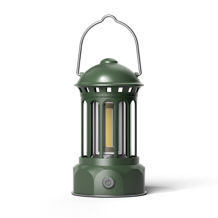 Battery Model COB Portable Outdoor Camping Lamp Atmosphere Tent Lamp Retro Lamp, Battery Small Green, Battery Small Black, Battery Small Beige, Battery Small Red, Battery Large Black, Battery Large Beige, Battery Large Green, Battery Large Red