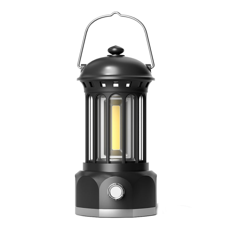 Battery Model COB Portable Outdoor Camping Lamp Atmosphere Tent Lamp Retro Lamp, Battery Small Green, Battery Small Black, Battery Small Beige, Battery Small Red, Battery Large Black, Battery Large Beige, Battery Large Green, Battery Large Red