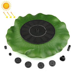 Lotus Leaf Solar Fountain Outdoor Garden Floating Landscaping, 28cm