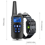 800m Remote Control Stop Barker Dog Trainer Smart Anti-Disturbance Vibration Collar, With 1 Collar, With 2 Collars, With 3 Collars