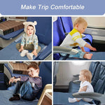 Kids Airplane Seat Extender Portable Travel Seat Cushion, 79 x 44cm