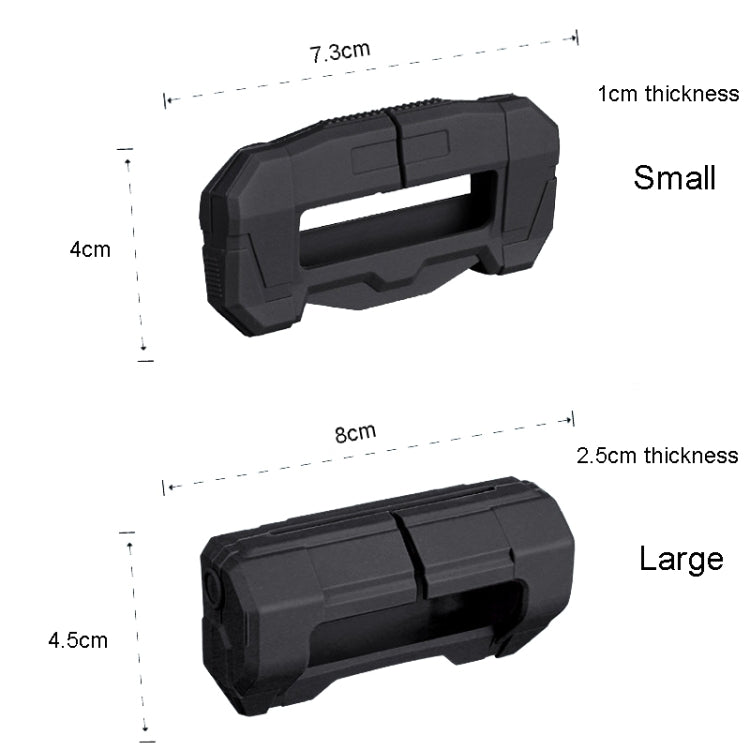 Car Seatbelt Buckle Protective Cover Anti Scratch Silicone Protector For Safety Belt Plugs, Large, Small