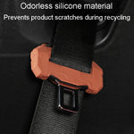 Car Seatbelt Buckle Protective Cover Anti Scratch Silicone Protector For Safety Belt Plugs, Large, Small
