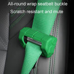 Car Seatbelt Buckle Protective Cover Anti Scratch Silicone Protector For Safety Belt Plugs, Large, Small