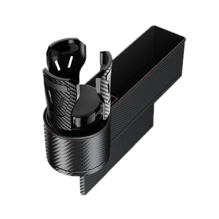 Car Seat Gap Storage Box Car Water Cup Holder Ashtray, Left Black Red, Left Carbon Fiber, Left Brown, Left Beige, Left Black, Right Black Red, Right Carbon Fiber, Right Brown, Right Beige