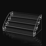 Acrylic Nail Polish Display Rack Transparent Ladder Stand Cosmetic Essential Oil Bottle Holder, 2 Layers, 3 Layers, 4 Layers, 5 Layers, 6  Layers, 7 Layers