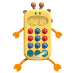 Baby Puzzle Fun Finger Pumping Toys Enlightenment Early Teaching Toys, Octopus (Blue), Octopus (Red), Cartoon Crab (Orange), Cartoon Crab (Green), Rocket (Blue), Rocket (Red), Flying Sword (Red), Flying Sword (White), Crab, Space Ship, Mobile Phone Rab...