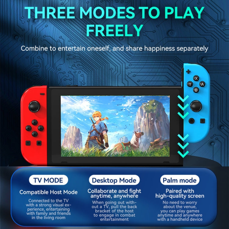 JOY-02 Gaming Left And Right Handle With RGB Lights Body Feel Bluetooth Gamepad For Switch / Switch OLED / Switch Pro / Switch Lite / Switch Joycon, Blue Red, Green Blue, White, Gray, Pink Green, Orange Purple, Light Pink Light Green