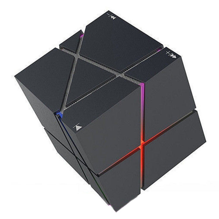 Qone Cube AI Smart Voice-Controlled Bluetooth Speaker RGB Light Mini Wireless Audio, AI Voice-Controlled (Black), AI Voice-Controlled (White), AI Voice-Controlled (Blue), AI Voice-Controlled (Pink)