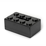 Multifunctional Cartoon Building Block Tissue Storage Box Living Room Coffee Table Decorations, Blue, Green, Red, Black, White