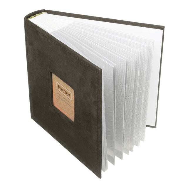 N55078 7 inch 50 Pages for 200 PCS Photos Velvet Face Album Insert Type Album Storage Book