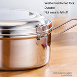 304 Stainless Steel Round Lunch Box, 14cm Single Layer, 16cm Single Layer, 16cm Double Layer