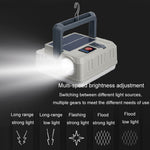 Outdoor Solar Energy Charging Camping Light Hanging Multi-Functional Tent Lamp Power Outage Emergency Lights