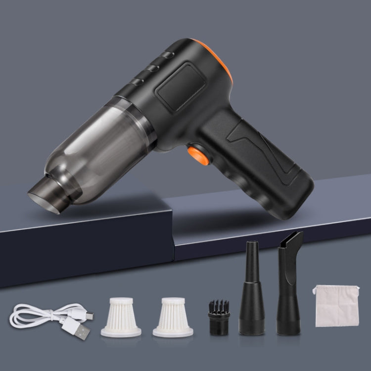Car Vacuum Cleaner Large Suction Power Wireless Pump Inflatable Blower Handheld Small Vacuum Cleaner, Brush 200W+2 Filters+Storage Bag (Black), Brush 200W+3 Filters+Air Bag (Black), Brushless 260W+2 Filters+Storage Bag (Black)                          ...