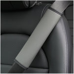 Skin Feeling Car Leather Seat Belt Cover Shoulder Pads, 6.5x23cm