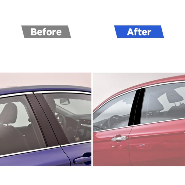 For 2018-2020 Toyota Camry 8pcs /Set Universal B-Pillar Decorative Sticker For Left And Right Drive
