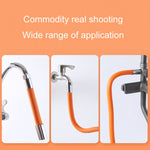Faucet Splash-proof Universal Bending Shaping Extension Tube, 20cm, 50cm