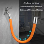 Faucet Splash-proof Universal Bending Shaping Extension Tube, 20cm, 50cm