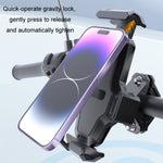 Cycling Bicycle Automatic Locking Mobile Phone Holder, Bicycle Phone Holder
