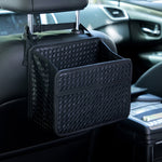 Car Hanging Garbage Bag Multifunctional Folding Storage Box, H611 Woven Pattern, H613 Litchi Pattern, H615 Oxford Cloth