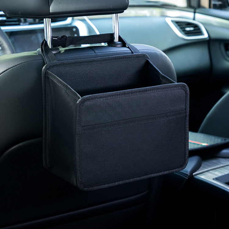 Car Hanging Garbage Bag Multifunctional Folding Storage Box, H611 Woven Pattern, H613 Litchi Pattern, H615 Oxford Cloth