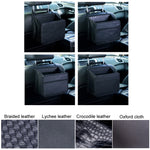 Car Hanging Garbage Bag Multifunctional Folding Storage Box, H611 Woven Pattern, H613 Litchi Pattern, H615 Oxford Cloth
