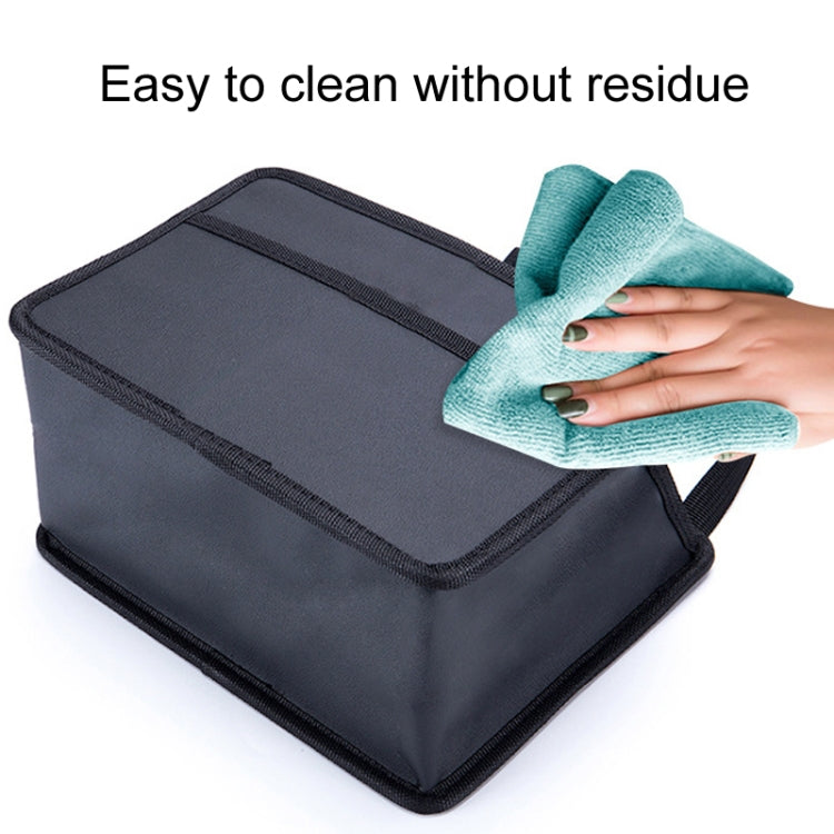 Car Hanging Garbage Bag Multifunctional Folding Storage Box, H611 Woven Pattern, H613 Litchi Pattern, H615 Oxford Cloth