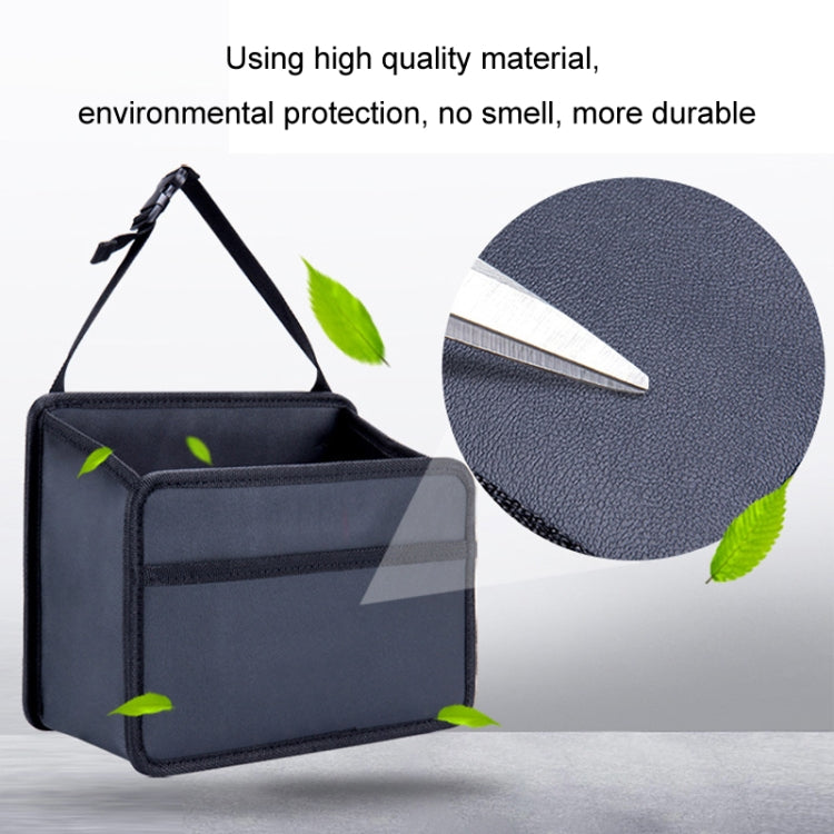 Car Hanging Garbage Bag Multifunctional Folding Storage Box, H611 Woven Pattern, H613 Litchi Pattern, H615 Oxford Cloth