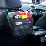 Car Hanging Garbage Bag Multifunctional Folding Storage Box, H611 Woven Pattern, H613 Litchi Pattern, H615 Oxford Cloth