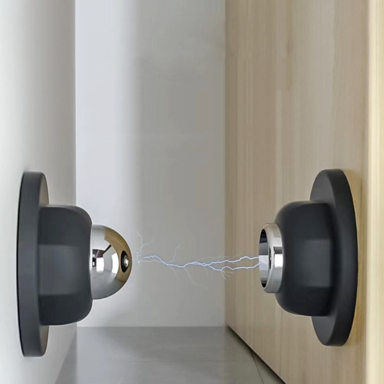 No Punching Silicone Household Strong Magnetic Silent Anti-collision Door Stopper, Transparent, Black, White