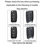 For Skoda Car Key Cover Multifunctional Keychain Anti-lost Number Plate, A, B, E, G