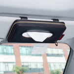 Car Sun Visor Skylight Hanging Tissue Box, H055 Black, H053 Beige, H052 Gray, H051 Brown
