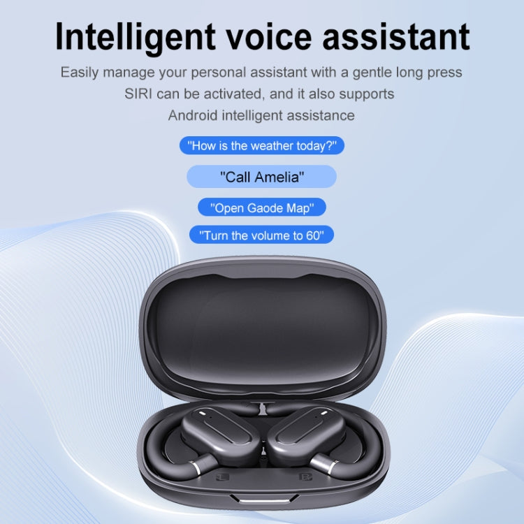 Hanger Type Stereo Outside Sound Bluetooth Earphones With Charging Bin