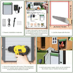 Solar Powered Automatic Chicken Coop Door 4 Modes Automatic Chicken Door with Remote Control, Solar